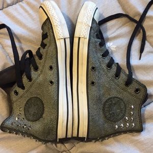 Suede Converse High Tops